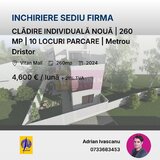 CLADIRE INDIVIDUALA NOUA | 260 MP | 10 LOCURI PARCARE | Metrou Dristor